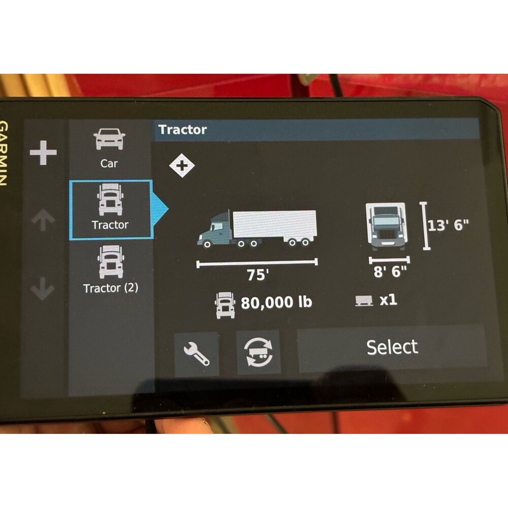 Garmin Dezl OTR700 Touchscreen 7" Trucking Gps Navigator 010-02313-00 - Picture 5 of 10